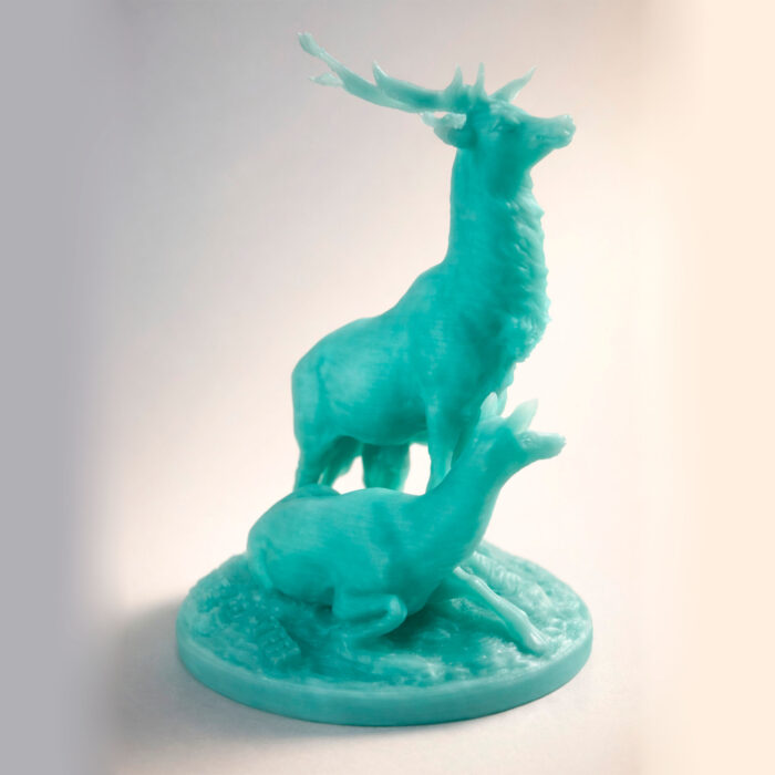 светящаяся фигурка олени ретро ссср