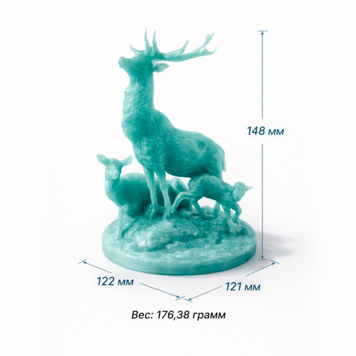 светящаяся фигурка олени ретро ссср