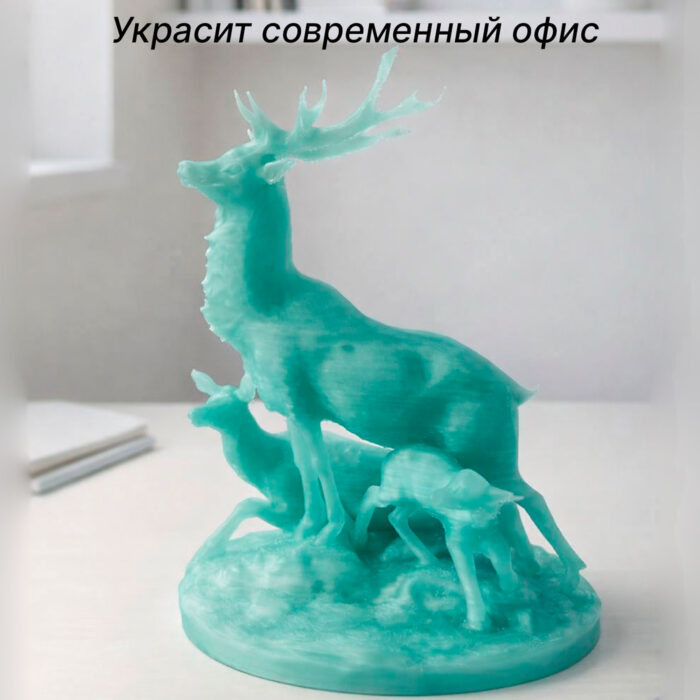 светящаяся фигурка олени ретро ссср