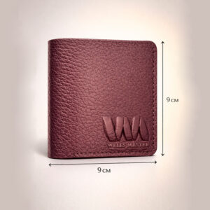 04 для сайта портмоне из натуральной кожи ручной работы бордовый