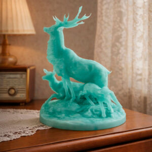 светящаяся фигурка олени ретро ссср