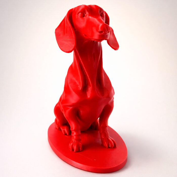 1 Фигурка собаки породы "Такса" – сувенир-декор