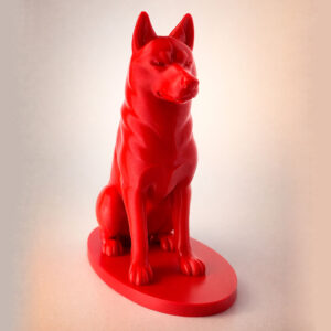 Фигурка собаки породы "Хаски" – сувенир-декор