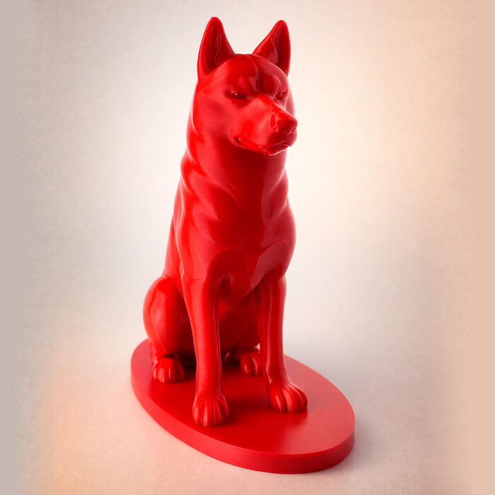 1 Фигурка собаки породы "Хаски" – сувенир-декор