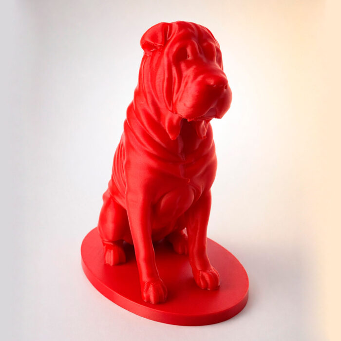 Фигурка собаки породы "Шарпей" – сувенир-декор