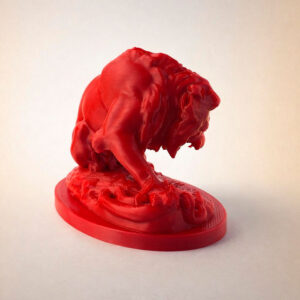 Фигурка Лев и змея из серии "Дикие и домашние животные"