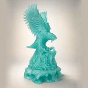 Светящаяся статуэтка "Орёл против кобры" ретро СССР