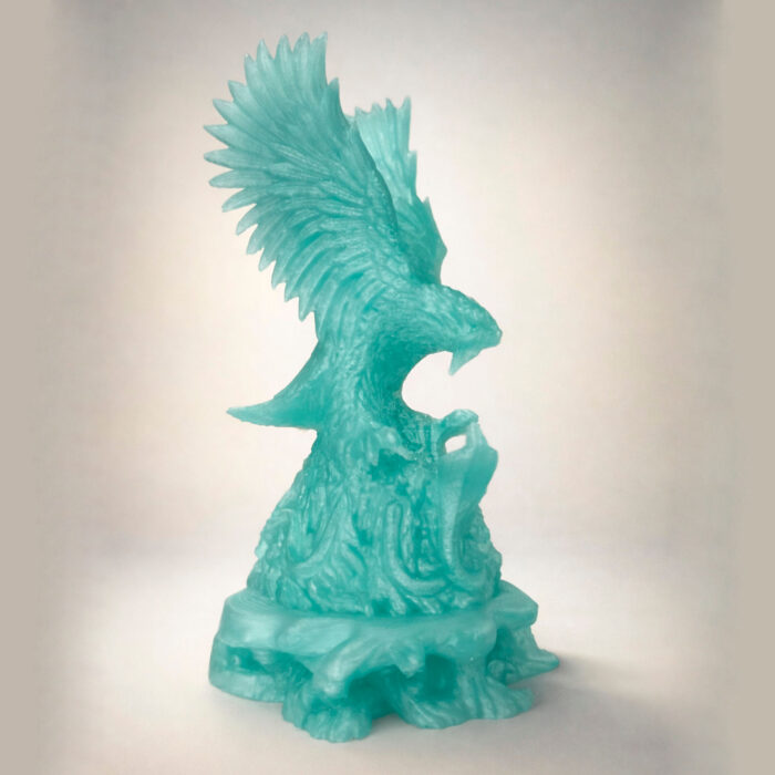 Светящаяся статуэтка "Орёл против кобры" ретро СССР