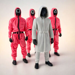 Набор фигурок «Игра в кальмара» коллекционные