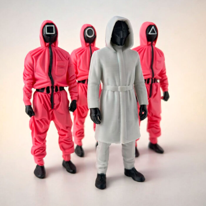 Набор фигурок «Игра в кальмара» коллекционные