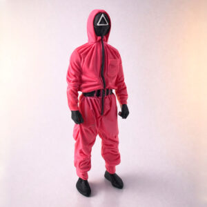 1 Фигурка «Игра в кальмара» коллекционная ручная покраска