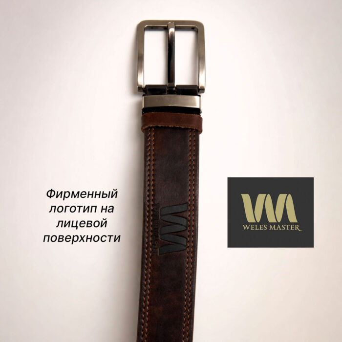 6 ремень мужской из натуральной кожи ручной работы прошитый