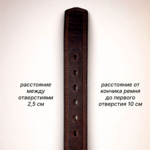 7 ремень мужской из натуральной кожи ручной работы прошитый