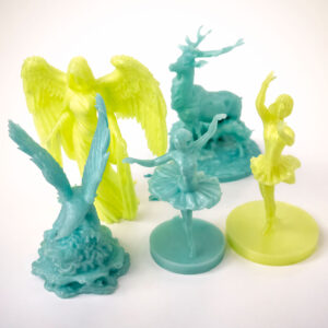 Светящаяся статуэтка "Фигуристка" ретро СССР "Живые символы"