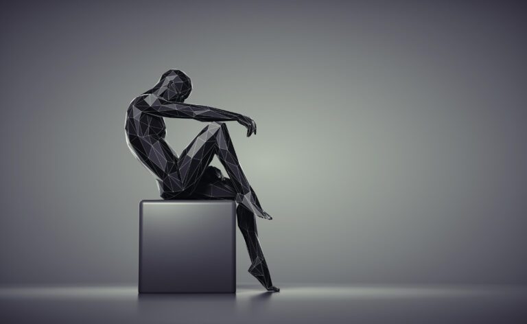 полигональные статуэтки в интерьере low poly декор современный дизайн