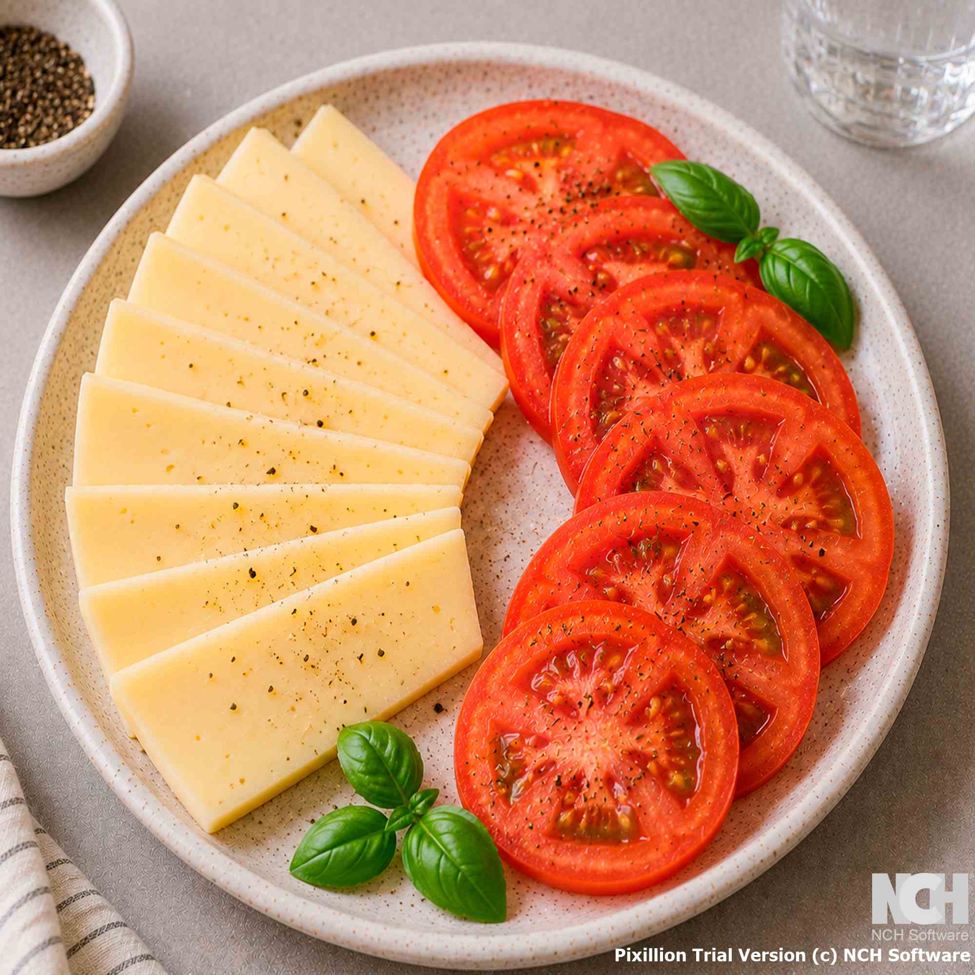 Лёгкий сыр с помидором