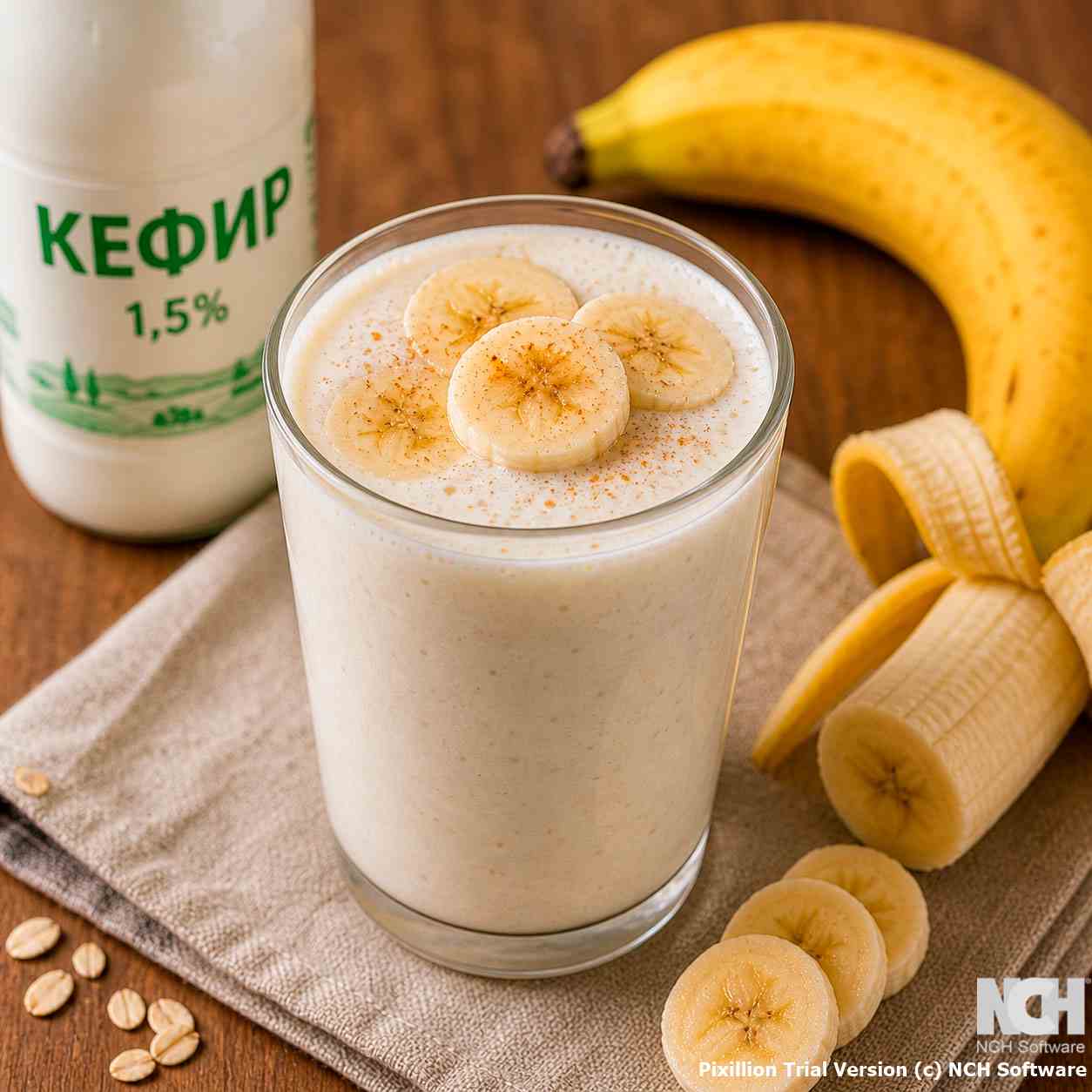 Кефир с бананом