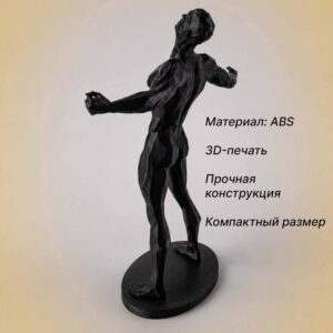 04 для сайта Сильный человек №001 — полигональная статуэтка спортсмена
