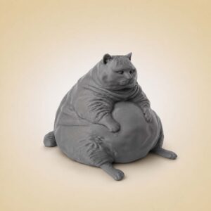 Фигурка Кот Батон из PETG, коллекционный декор