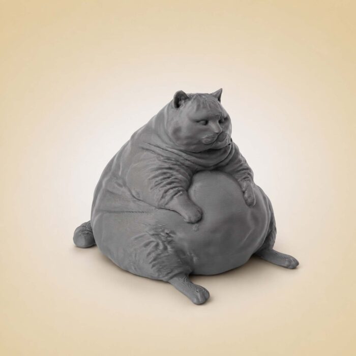 Фигурка Кот Батон из PETG, коллекционный декор