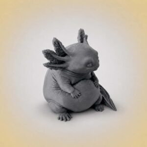 Фигурка Аксолотль Плюх из PETG