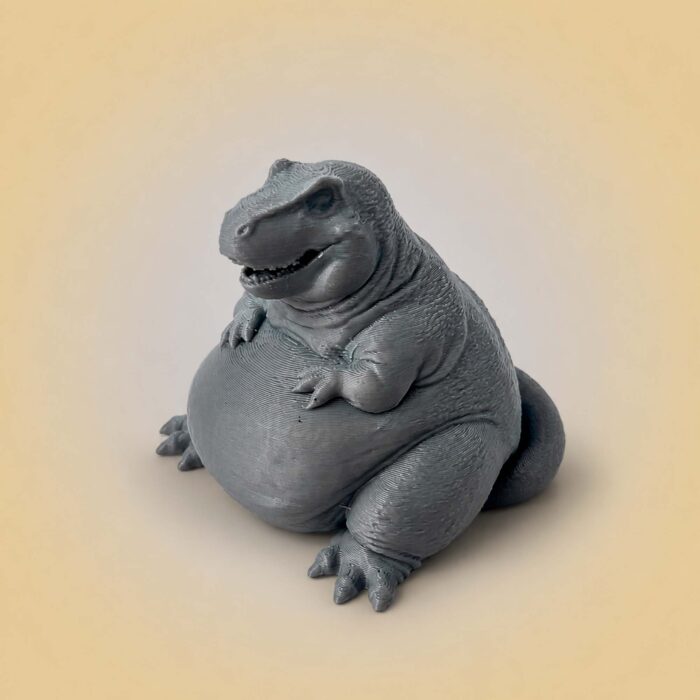 2 Серая коллекционная фигурка Дракон Пых из PETG