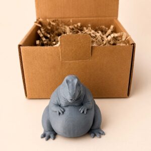 5 Серая коллекционная фигурка Дракон Пых из PETG